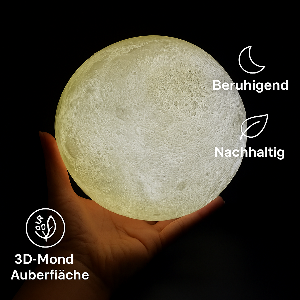 Lunara V3 - 3D Nacht-Mond-Licht