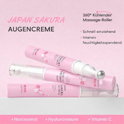 FjordGlow Sakura – Erfrischende Augenpflege mit 360° Rollmassage