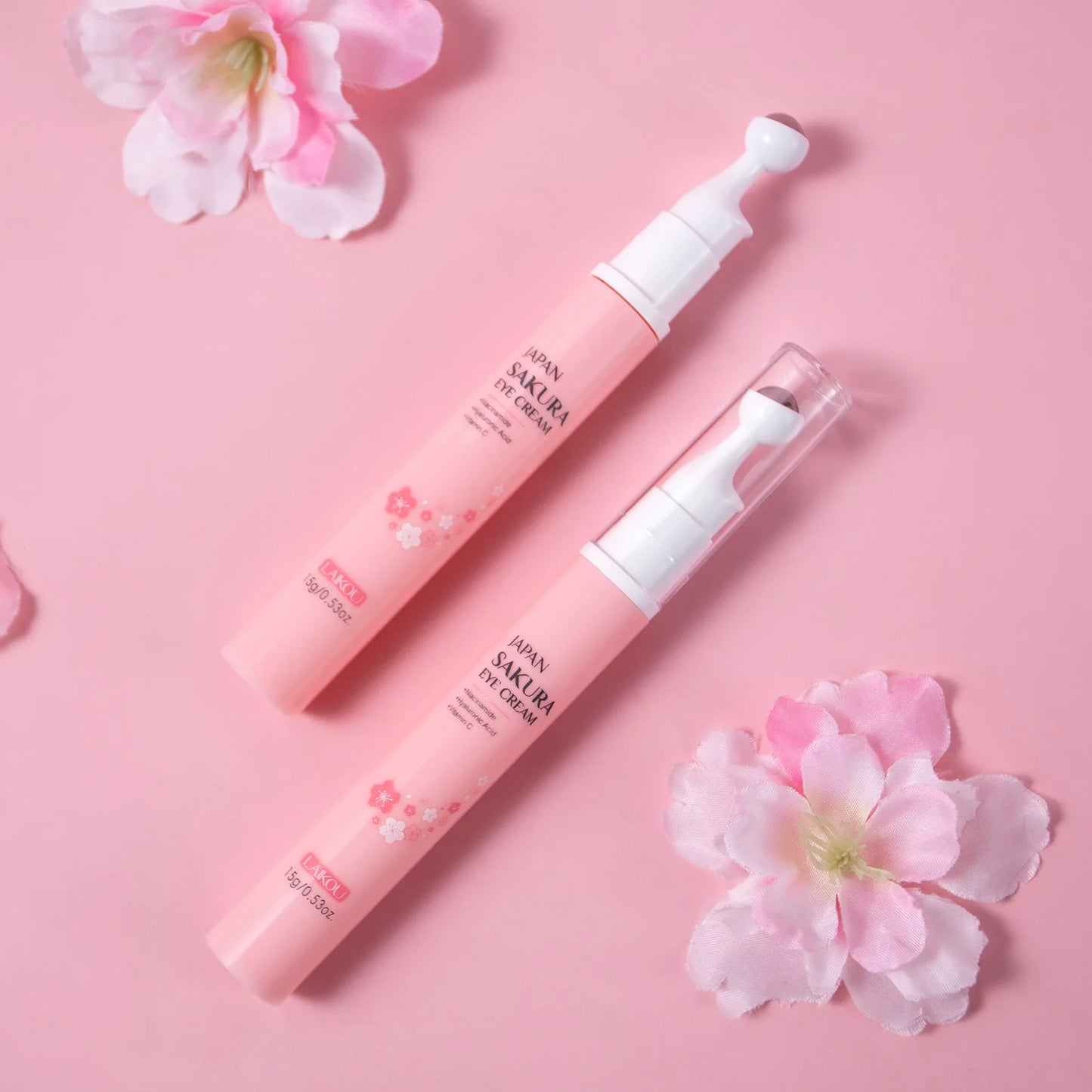 FjordGlow Sakura – Erfrischende Augenpflege mit 360° Rollmassage